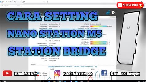 Cara Setting Nanostation Loco M Sebagai Station Bridge Youtube