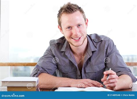 Young Man Writing A Letter Royalty Free Stock Photos - Image: 21489548