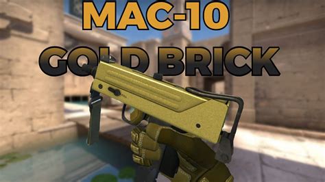 Mac 10 Gold Brick Trade Up Youtube