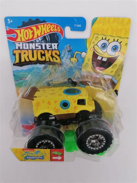 Hot Wheels Monster Trucks Spongebob Squarepants Scale