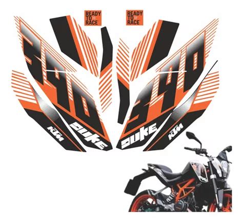 Calcomanías Ktm Duke 390 Tipo Original Cuotas sin interés