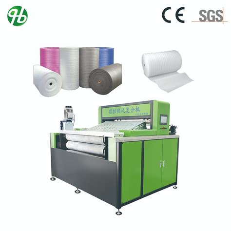 High Efficiency EPE Foam Laminator Foam Machine For Lamination Hot Air