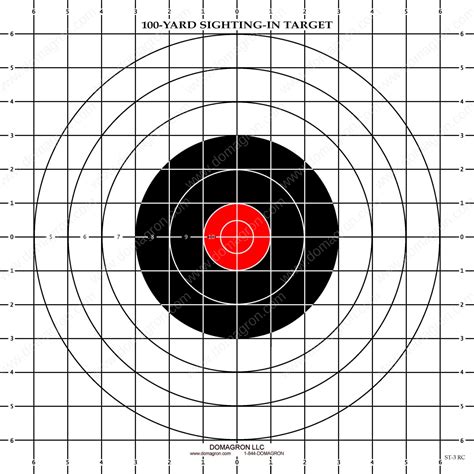 Printable Rifle Sighting Targets