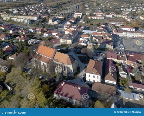 Strzyzow Poland 9 9 2018 Photograph Of The Old Part Of A Small Town