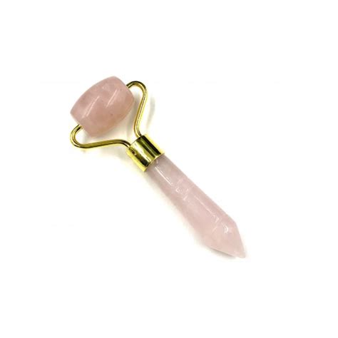 Rouleau De Massage Visage Quartz Rose