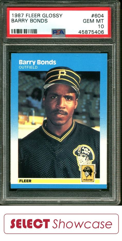 Barry Bonds Fleer Glossy Psa Price Guide Sports Card