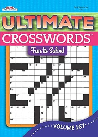 Ultimate Crosswords Puzzle Book Volume Kappa Books Publishers