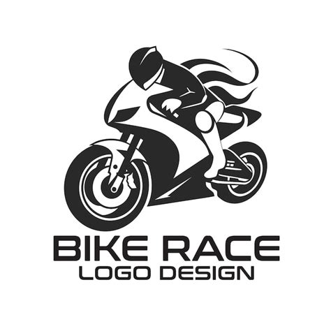 Premium Vector | Bike race vector logo design