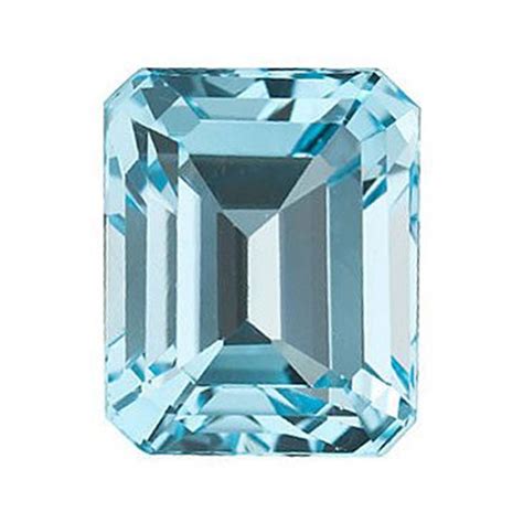 Natural Sky Blue Topaz Emerald Cubic Zirconia Cz Natural