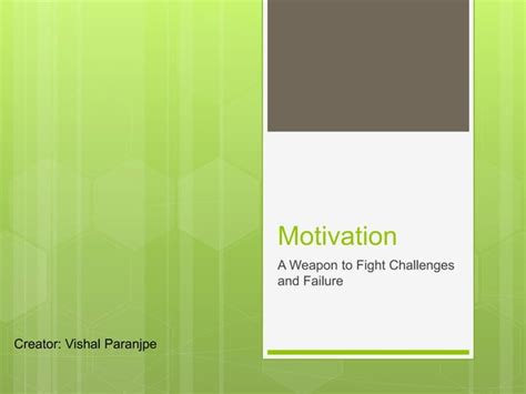 Motivation Ppt