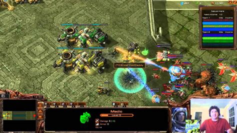 Starcraft Arcade Nexus Wars Battle Cruiser Rush In Mid Youtube