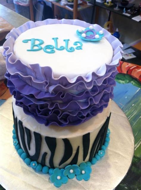 Purple And Zebra Birthday