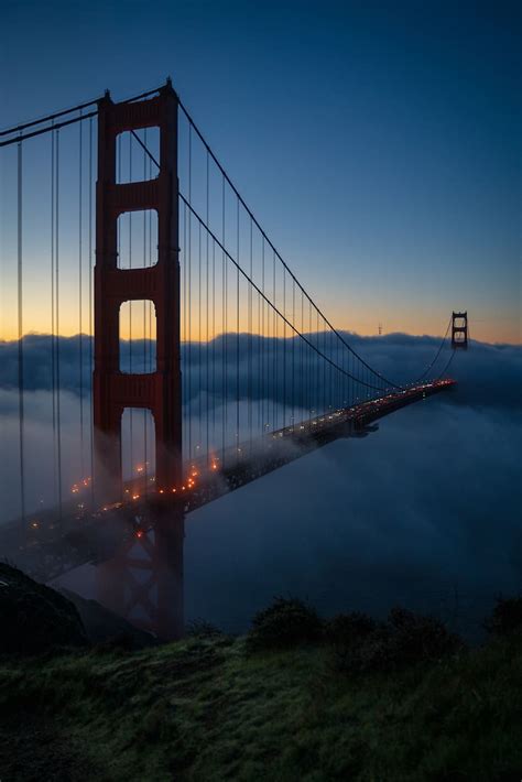 Golden Gate Bridge At Night Wallpaper