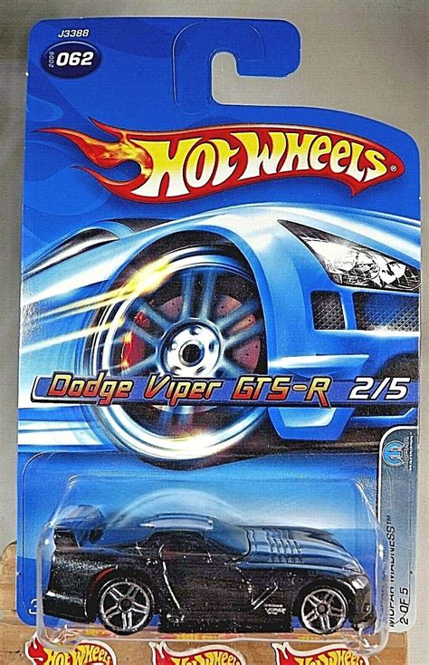 Hot Wheels Mopar Madness Dodge Viper Gts R Black Variant W Pr Sp Contemporary