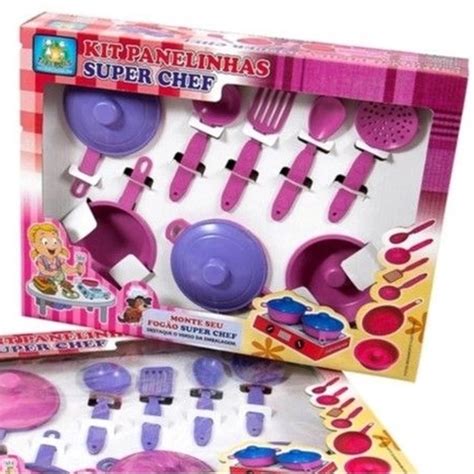 Brinquedo Cozinha Infantil Kit Panelinhas Super Chef Fog O Cozinha