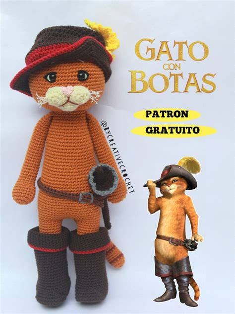 Gatos Amigurumis Tejidos A Crochet Gato Con Botas Tutorials Gatos