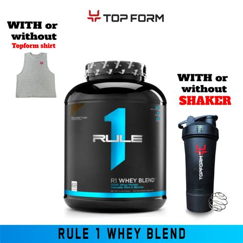 Rule 1 R1 Whey Blend With Shaker 2lbs 5lbs10lbs Shopee Philippines