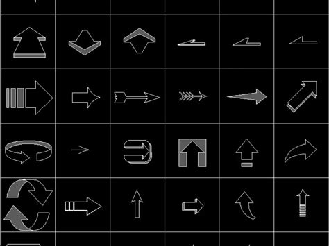 Flechas Coloreadas De Flechas O Simbolos En Autocad Librer A Cad Hot