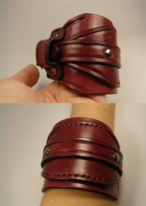 Leather Wrap Cuff Bracelet Womens Leather Bracelet Etsy In 2020