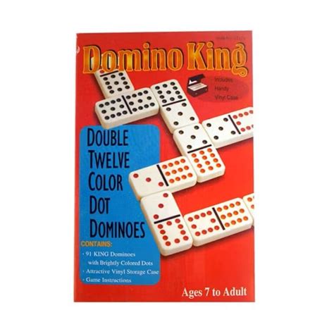 Dominoes Double 12 Coloured Spots Domino King Mind Games