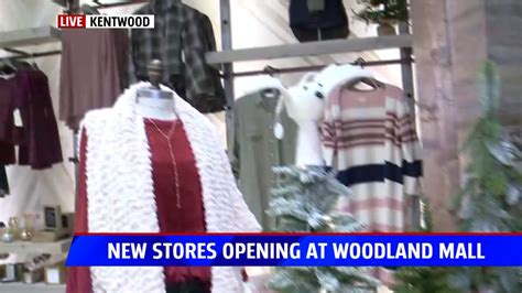 First store in Woodland Mall rehab to open this weekend