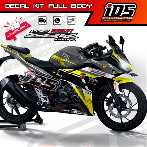 Jual Stiker Decal Cbr 150R Facelift Full Body Variasi Striping Cbr 150R