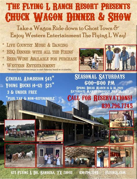 Chuck Wagon Dinner And Show