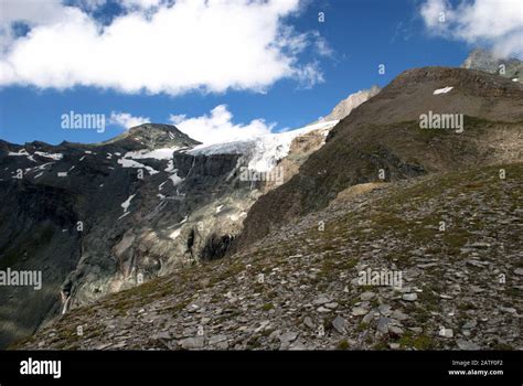 the Grossglockner glacier trips melting Stock Photo - Alamy