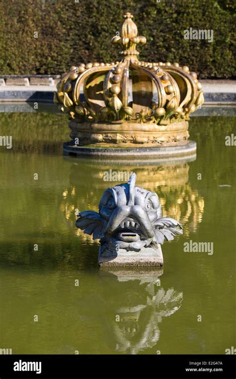 France Seine Et Marne Maincy Vaux Le Vicomte Castle Gilded Royal Crown