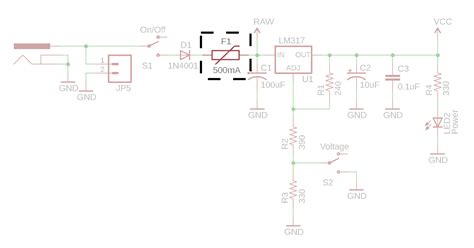 Resettable Fuse Circuit Diagram