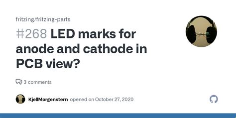 Led Marks For Anode And Cathode In Pcb View Issue Fritzing