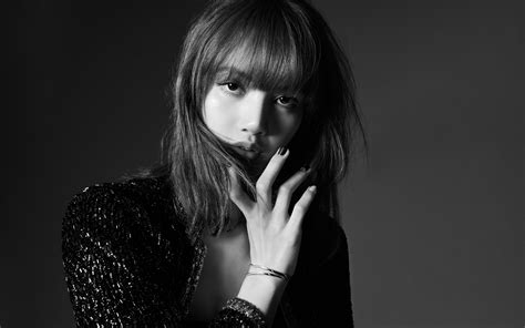 Lisa Wallpaper K Monochrome Blackpink