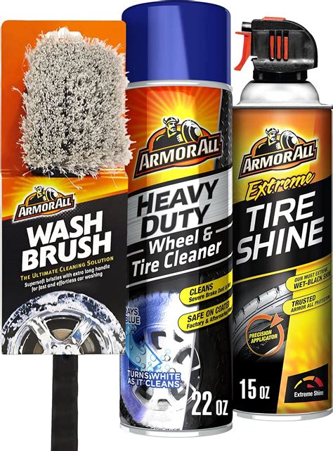 Armor All Wheel And Tire Cleaner And Tire Shine Kit Heavy