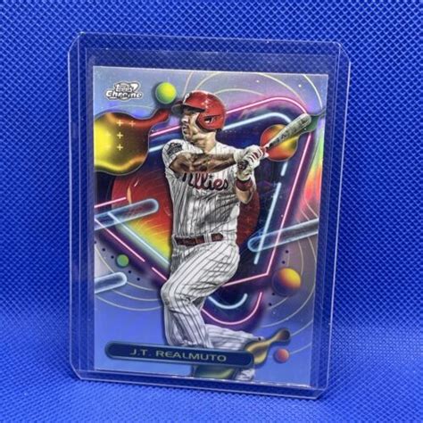 2023 Topps Cosmic Chrome JT Realmuto Refractor Parallel 37 Phillies EBay