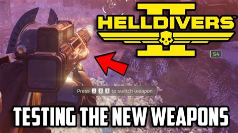 Helldivers 2 TESTING THE NEW LAS 99 QUASAR CANNON AND MG HEAVY