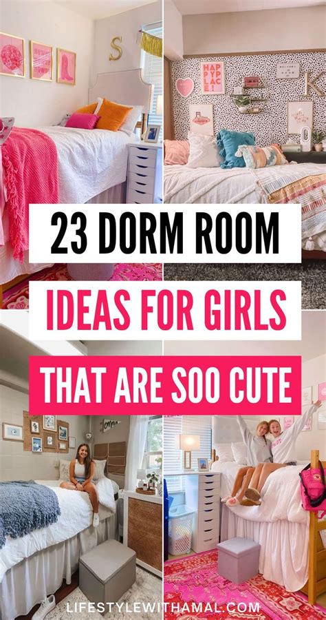 23 Stunning Dorm Room Ideas For Girls Youll Want To Recreate Girls