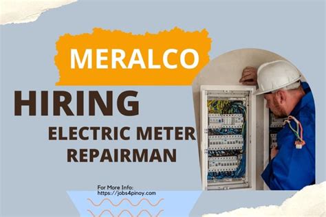 Job vacancies available in the Meralco Manila Electric