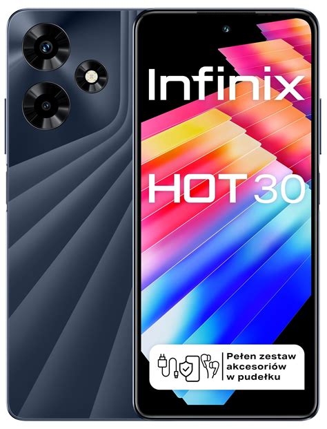 Infinix Hot Gb Hz Czarny X Smartfon Niskie Ceny I