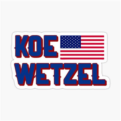 Koe Wetzel Sticker By Jaycurto Redbubble