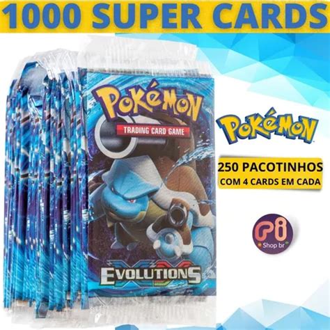 Kit Cards Pok Mon Pacotinhos Cartinhas