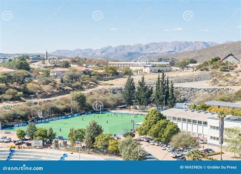 Astroturf Hockey Field of Windhoek High School in Windhoek Editorial ...