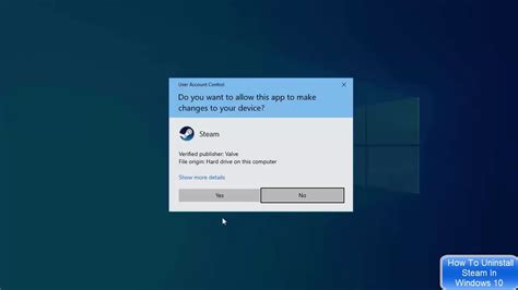 How To Uninstall Steam In Windows 10 Youtube