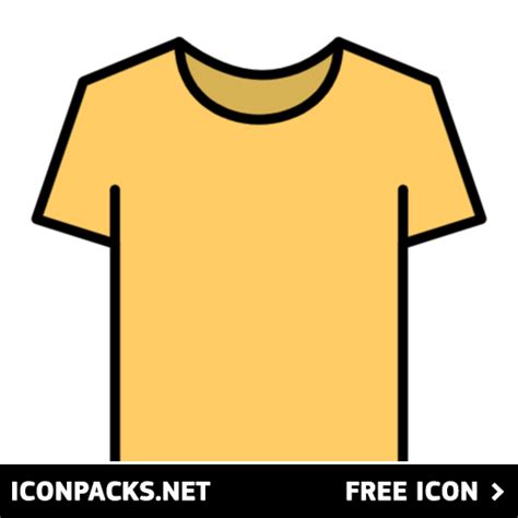 Free Yellow Shirt Svg Png Icon Symbol Download Image