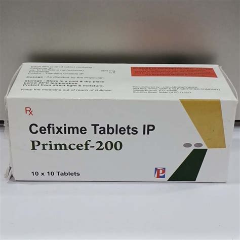 Primcef Cefixime Tablets IP 200mg At Rs 784 Box In Indore ID