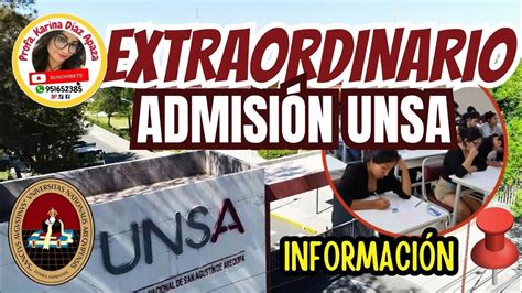 EXAMEN EXTRAORDINARIO UNSA ADMISIÓN unsa information arequipa