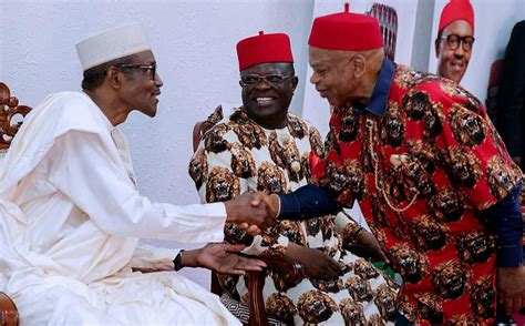 Photos From President Buhari S Visit To Ebonyi State Where He Received