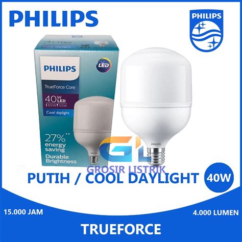 Jual Lampu Philips Led Trueforce W Putih Cool Daylight K Gn