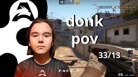 CS GO POV Demo Spirit Academy Donk Mirage 33 13 FACEIT YouTube