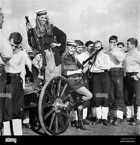 Film Stars At Royal Navy Gunnery School Welcome Visitors At The Royal