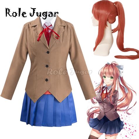 Sayori Yuri Natsuki Monika Cosplay Costume Doki Doki Literature Club